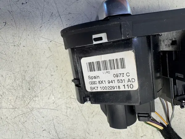 AUDI A1 8X Lichtschakelaarpaneel 8X1941531AD image 5