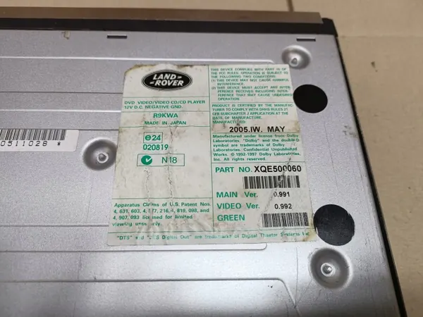 Land Rover CD/DVD-Wechsler OEM XQE500060 - Gebraucht image 3