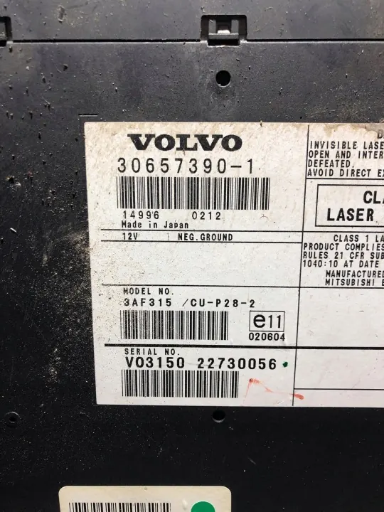 Volvo XC90 CD/DVD-Leser OEM 306573901 image 4