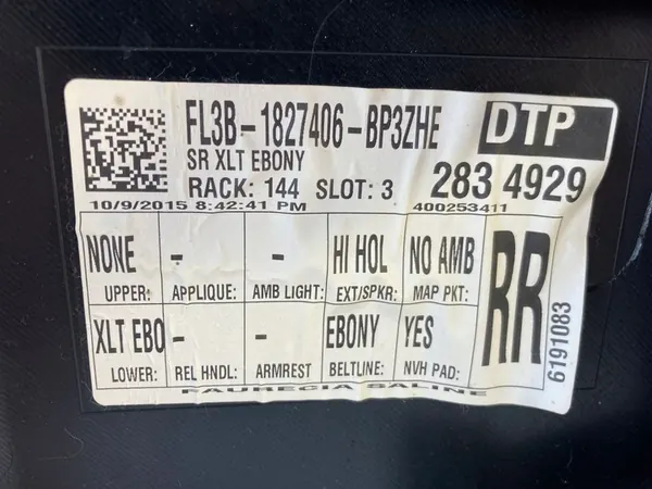 FORD F-150 2015+ Rechte hintere Türverkleidung SuperCab image 4