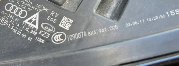 Audi A1 LIFT 2015-2018 Faro Xenón Izquierdo 8XA941005 image 3