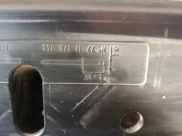 Heckblende Renault Laguna I Liftback OEM 7700420119 image 4