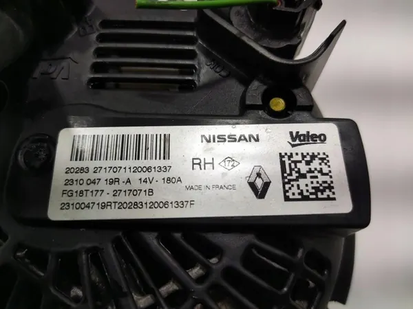 Vaihtovirtageneraattori Nissan Qashqai II J11 1.5 DCI image 6