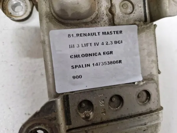 Arrefecedor EGR Renault OE OEM 147353806R - Usado image 4