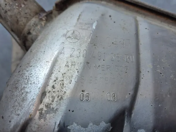 Vasen & Oikea Äänenvaimennin Mercedes SL R230 OEM 2304912600 image 3