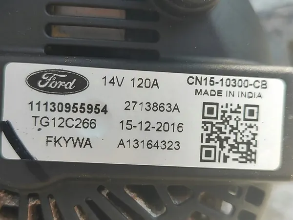 ALTERNADOR Ford Ka+ Ka Plus Mk3 16- 1.2 1.19 Gasolina image 5