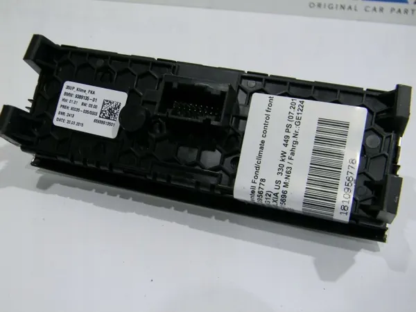 Ilmastointipaneeli BMW 7 G11 G12 OEM 9389135 image 5