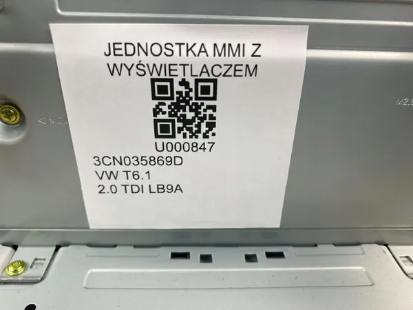 OEM 3CN035869D MMI-Einheit mit Display für VW T6.1 image 7