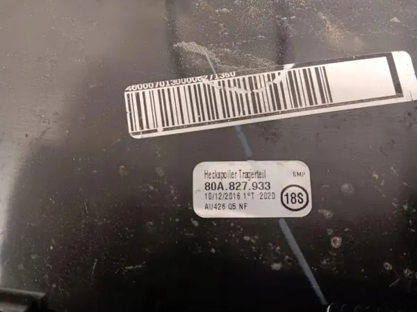 Audi Q5 II Spoiler Arrière OEM 80A827933 - Occasion image 7