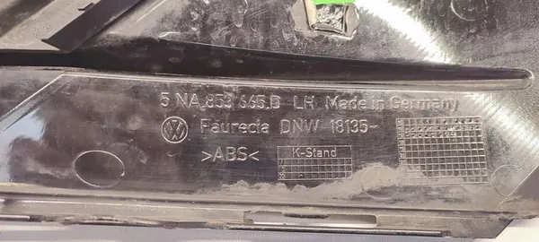 Griglia paraurti anteriore sinistra VW TIGUAN II R-Line 5NA853665D image 4