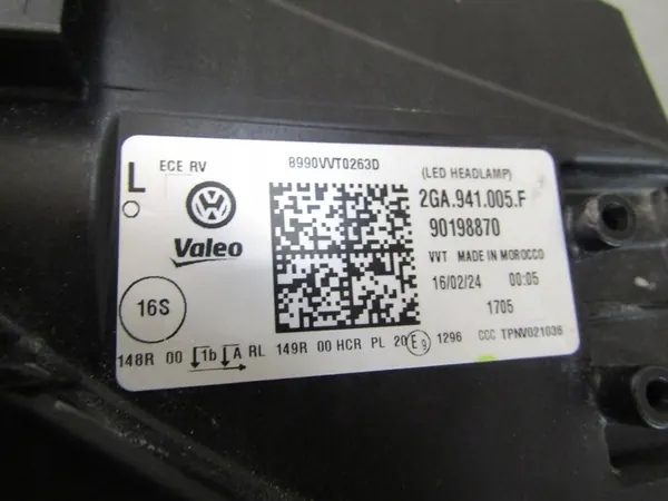 Volkswagen T ROC Etuvalo LED vasen 2GA941005F image 9