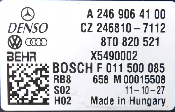 Calentador de aire Mercedes W176 A2469064200 image 8