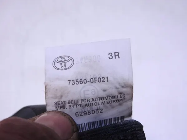 Rechter achterzitriem OEM 73560-0F021 Toyota Verso image 5