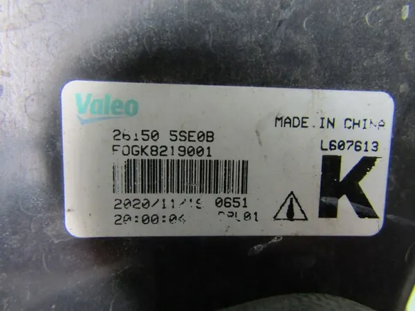 LEAF II ZE1 Farol DRL Direito Frontal 26150 5SE0B image 8