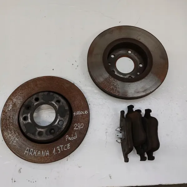 OEM RENAULT ARKANA 1,3TCE Disques de Frein Avant 280mm + Plaquettes image 2