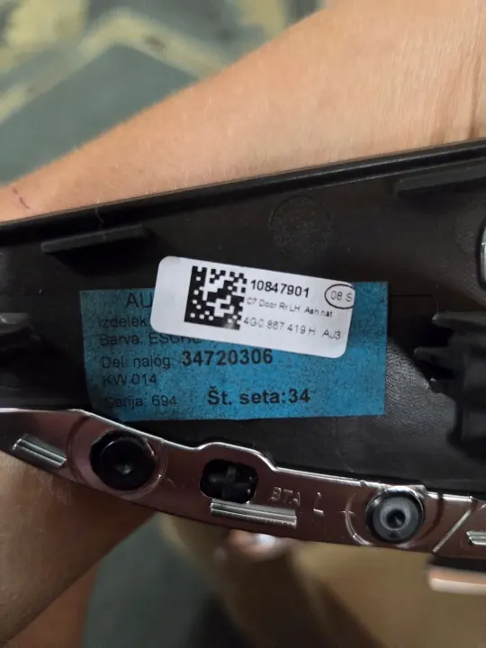 OEM Listwy ozdobne Dörr Dekorlist Trä Brun Audi A6 4G0 image 6