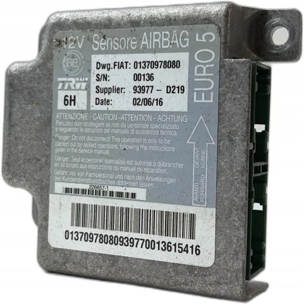 OEM 01370978080 Capteur Airbag Fiat Ducato Utilisé image 2