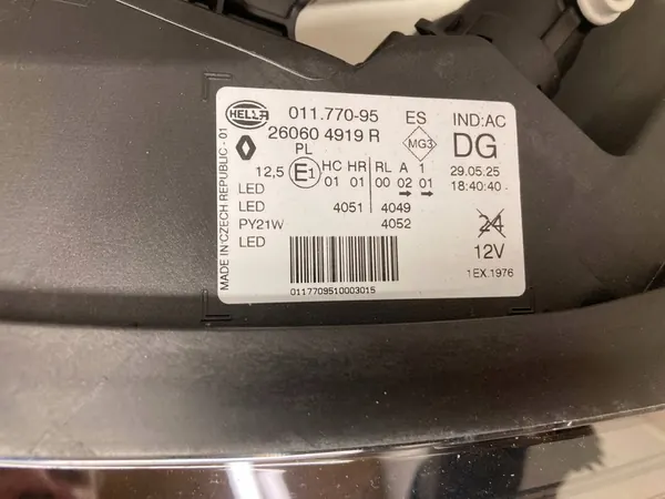 Vasen ajovalo RENAULT KADJAR Full LED 260604919R image 8