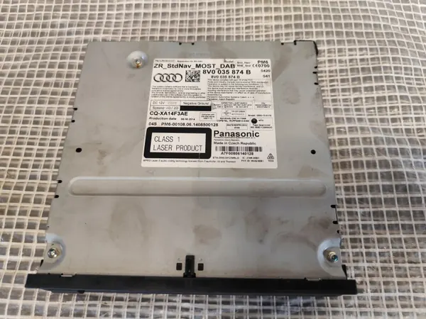 Audi A3 8V 13-16 Navigointikortinlukija OEM 8V0035874B image 5
