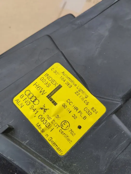 AUDI TT 8N0 98-06 Faro Xenón Delantero Izquierdo OEM 8N0941003BH image 2