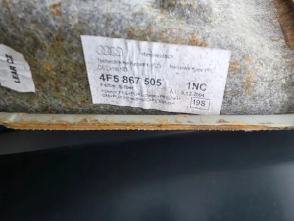 Plafonnier Audi A6 C6 OEM 4F5867505 1NC Argent image 9