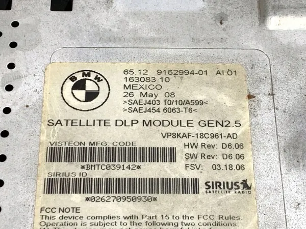 Signalmodul OEM 9162994 BMW E71 2007-2014 image 4