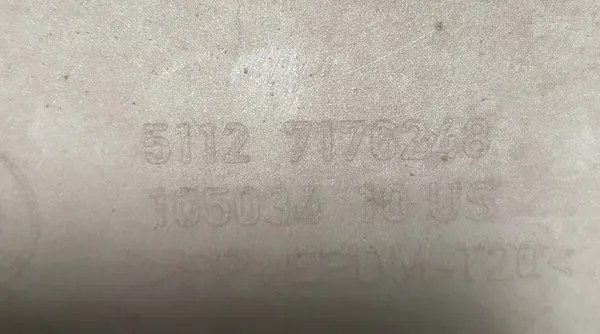 Bakre Stötfångare Spoiler Diffusor BMW X6 E71 2007-2013 OEM image 7