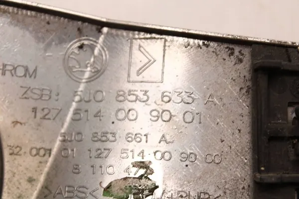 SKODA FABIA II LIFT Grill Front Cover 5J0853633A image 8