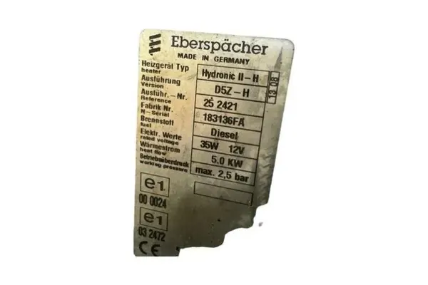 Webasto Verwarming OEM 183136FA voor Toyota Auris 1.4L image 5