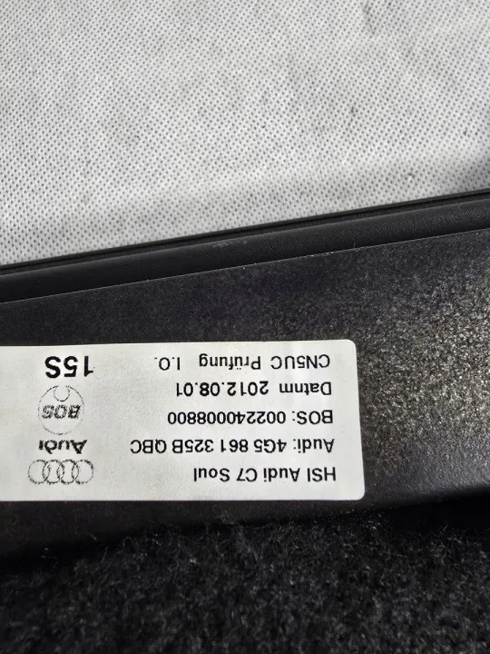 Audi A6 S6 C7 El Bakrutsgardin OEM 4G5861325B image 7