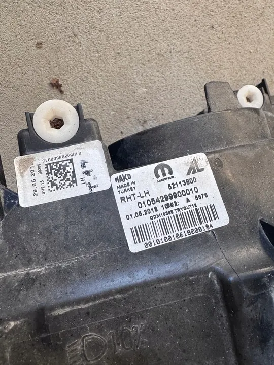 Farol Esquerdo Fiat Tipo II 52113800 image 2