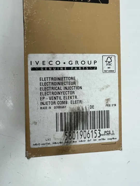 Injecteur de carburant IVECO STRALIS EURO 6 image 2