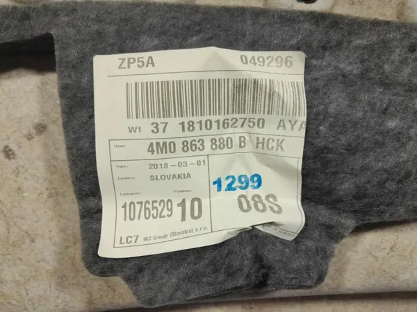 Audi Q7 II Kofferbak Zijbekleding Rechts OEM 4M0863880B image 7