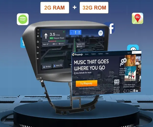 Rádio Android OEM 570639 para Peugeot 207 image 3