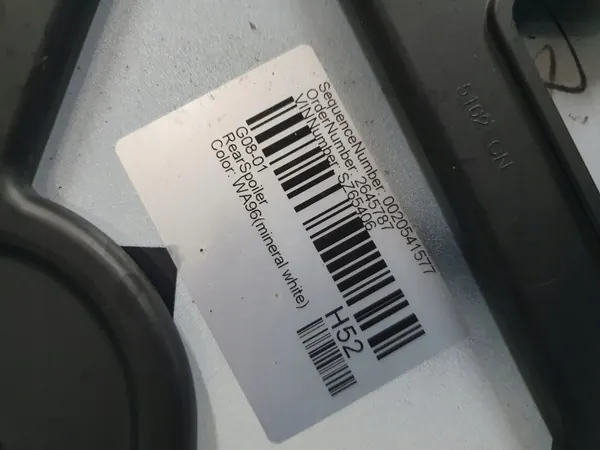 BMW OE 0020541577 takaspoileri iX3 G08:lle image 5