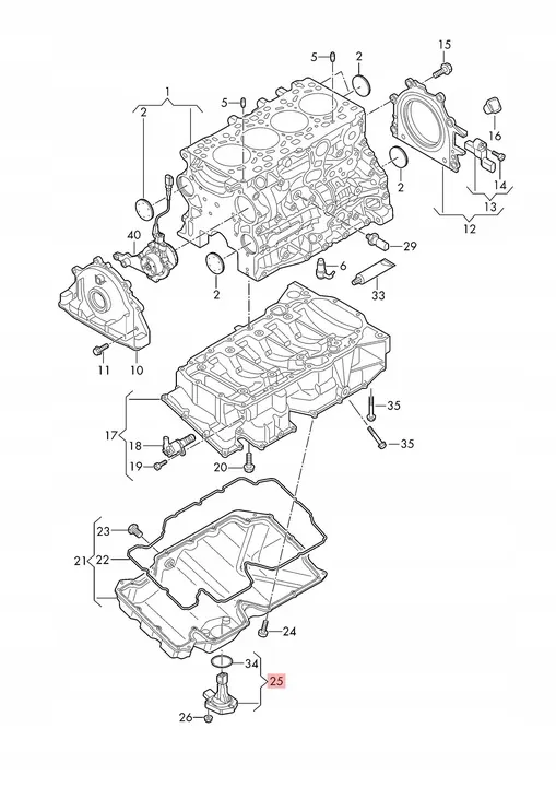 Öljytason anturi AUDI A4 B9 05L907660A image 2