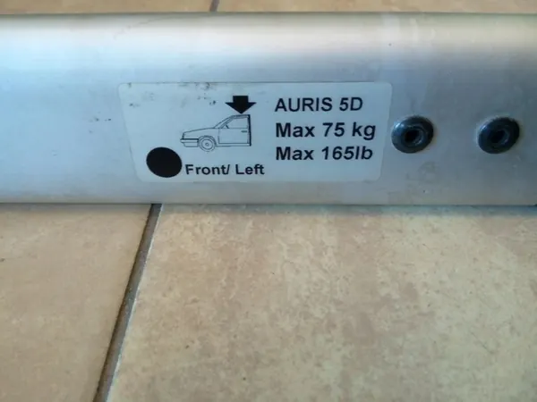 Barre de toit Toyota Auris 12- PZ403-E2613-GA image 3