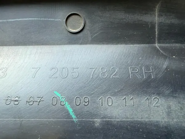 BMW X3 F25 Moldura Puerta Trasera Derecha OEM 51137205782 image 5