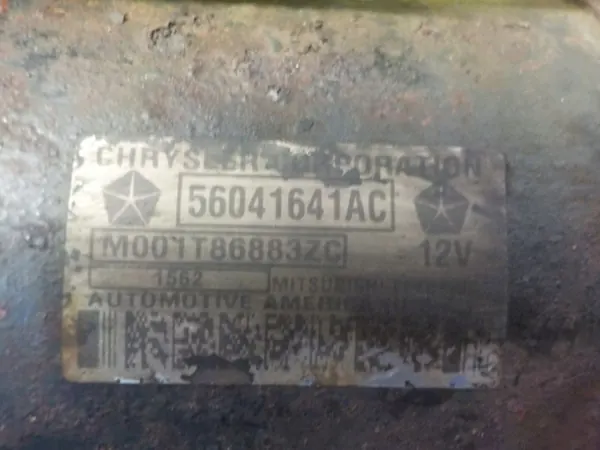 Arrancador JEEP CHEROKEE 3.7 V6 56041641AC image 4