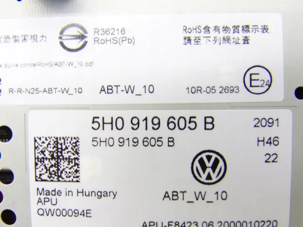 Écran de navigation OEM 5H0919605B pour VW Golf VIII image 6