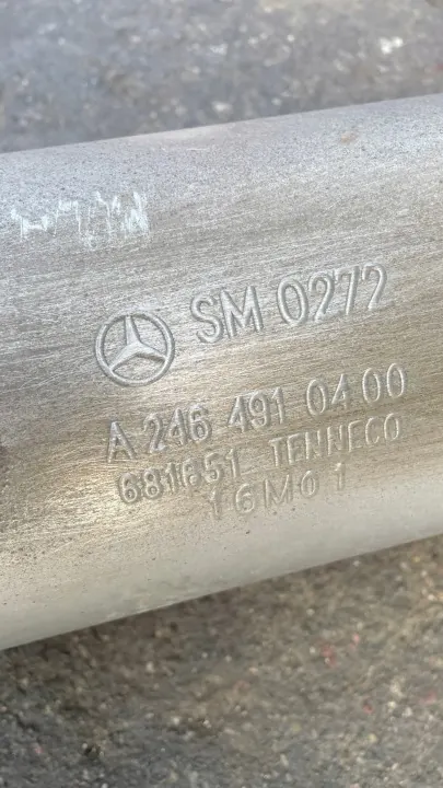 OEM A2464910400 Mercedes Pakoputki Vaimennin Käytetty image 10