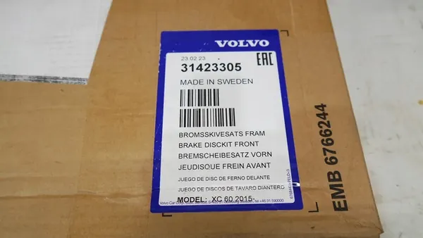 Discos de Freio Dianteiros Volvo XC60 08-17 OEM 31423305 image 4