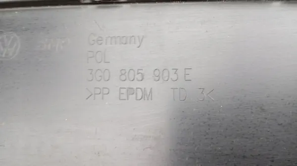 VW PASSAT B8 2014-2019 Framskärmsspoiler 3G0805903E image 7