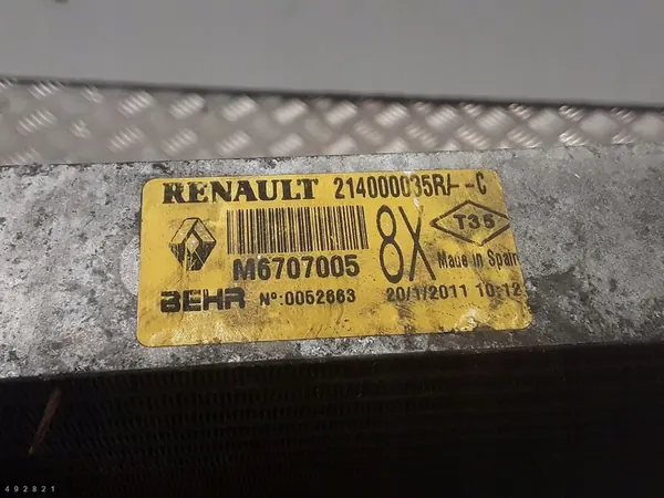 RADIADOR DE AGUA RENAULT LAGUNA III 2.0 DCI 214100005R image 6