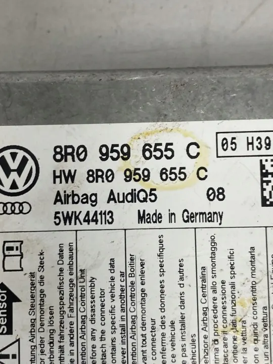 Airbag-besturing Audi Q5 OEM 8R0959655C image 4