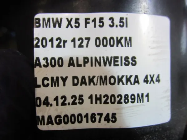 Mola pneumática BMW X5 F15/F16 traseira esquerda OEM 6795013 image 9