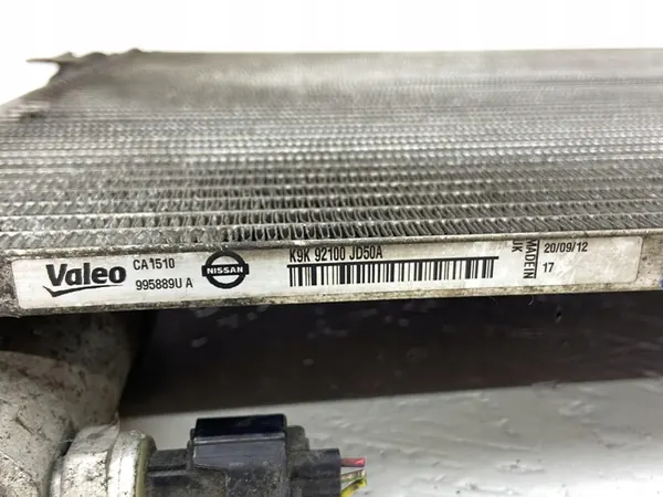 Ilmastointijäähdytin Nissan Qashqai J10 1.5 OE K9K 92100 JD50A image 7