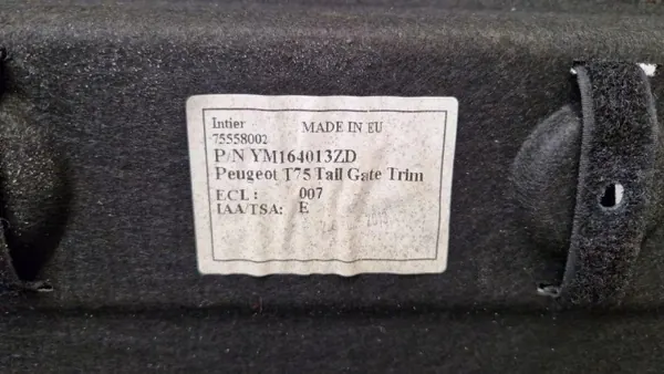 OEM YM164013ZD Peugeot RCZ 2013 Kofferbakbekleding image 10