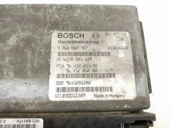 Ordinateur Boîte Peugeot 607 3.0 V6 OEM 0260002767 image 4