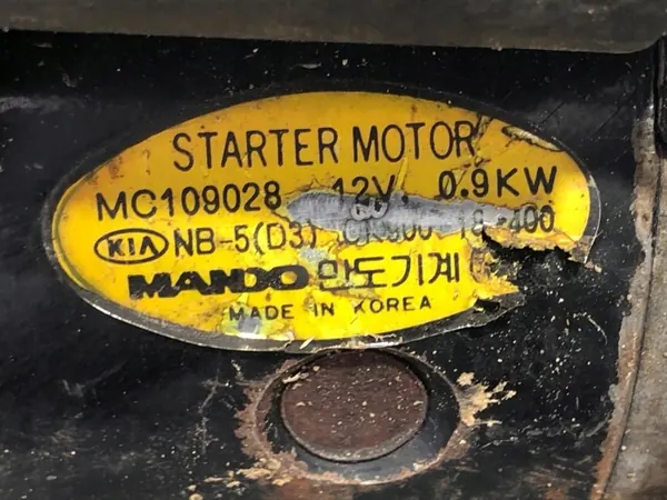 Motor de arranque KIA SPORTAGE SUV MC109028 2.0 95CV 94-05 image 4